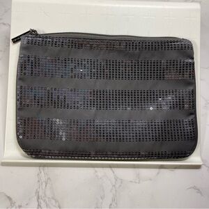 Bath and Body Works Sequin zippered cosmetic pouch